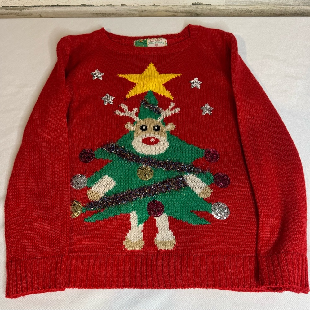 Kids Size 16 Christmas Sweater